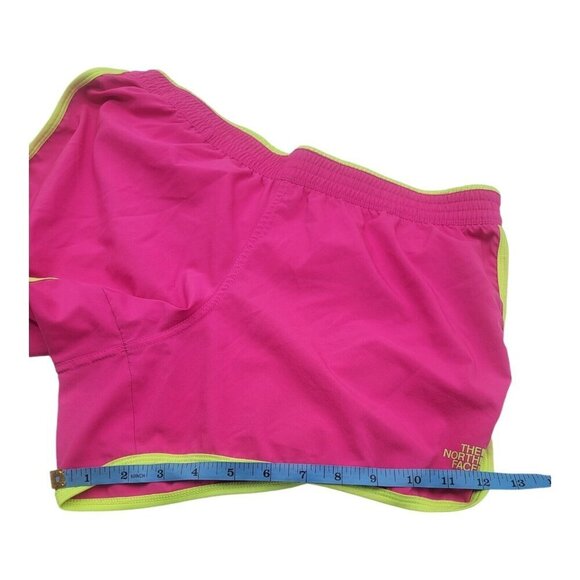 North Face Shorts Women L Multicolor Reflex Core Athleisure Workout Lined A7H1 - Picture 3 of 11
